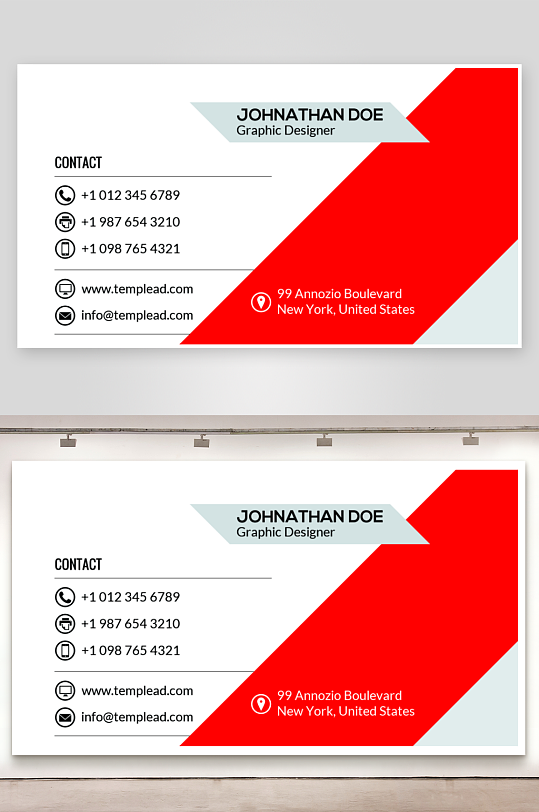 公司名片企业名片-众图网