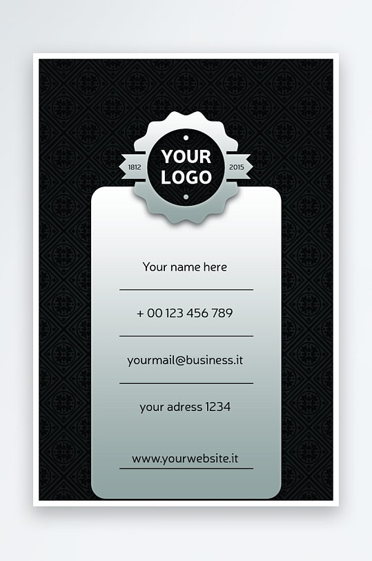 公司名片企业名片-众图网