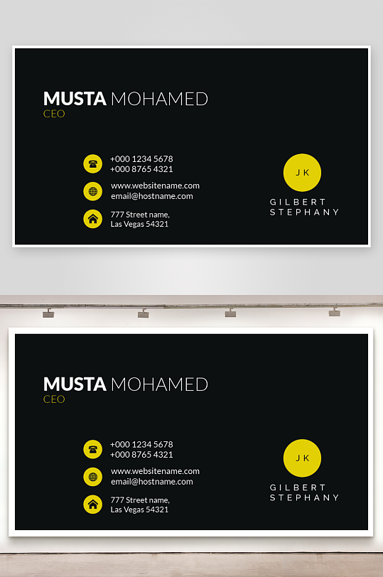 公司名片企业名片-众图网