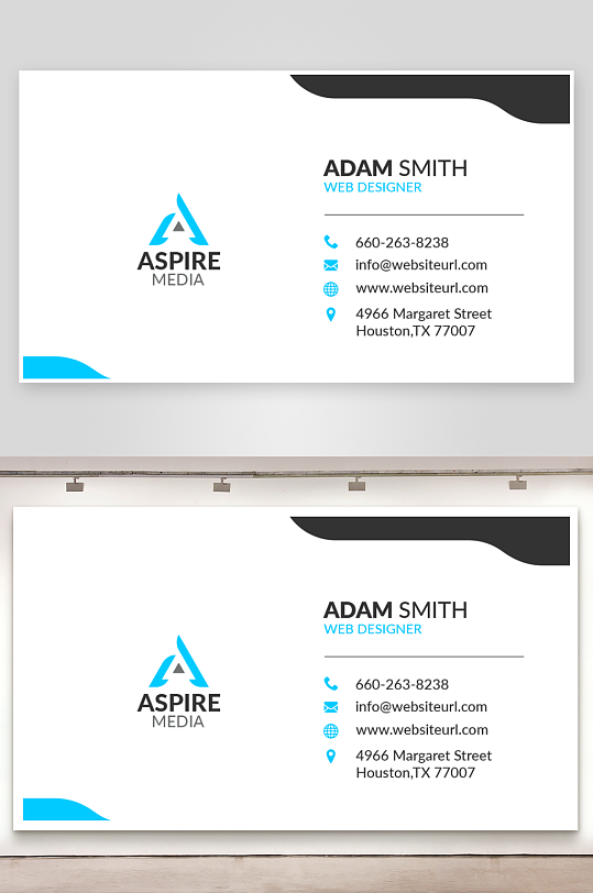 公司名片企业名片-众图网