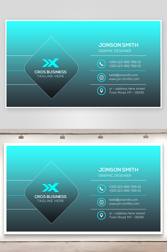 公司名片企业名片-众图网