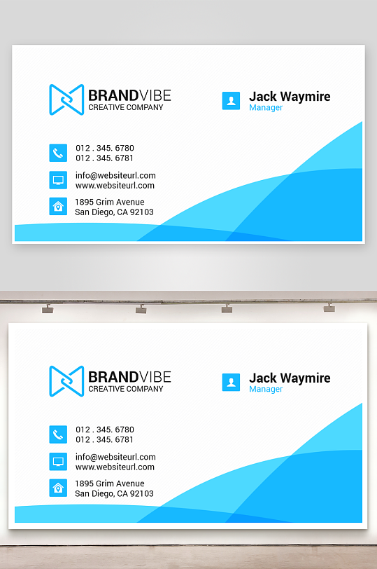 公司名片企业名片-众图网