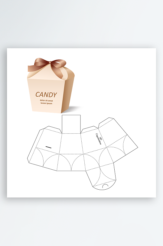 礼品盒展示意图设计-众图网