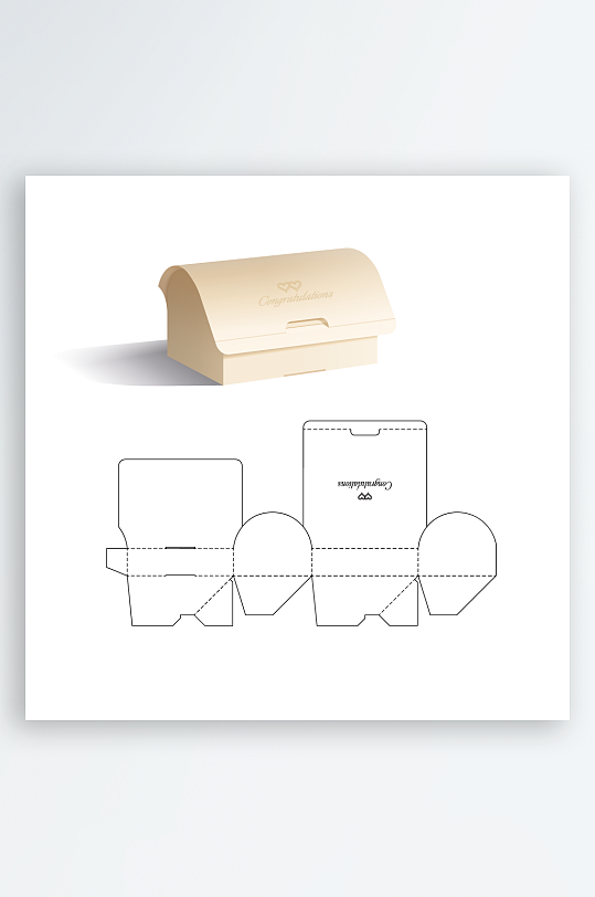 礼品盒展示意图设计-众图网