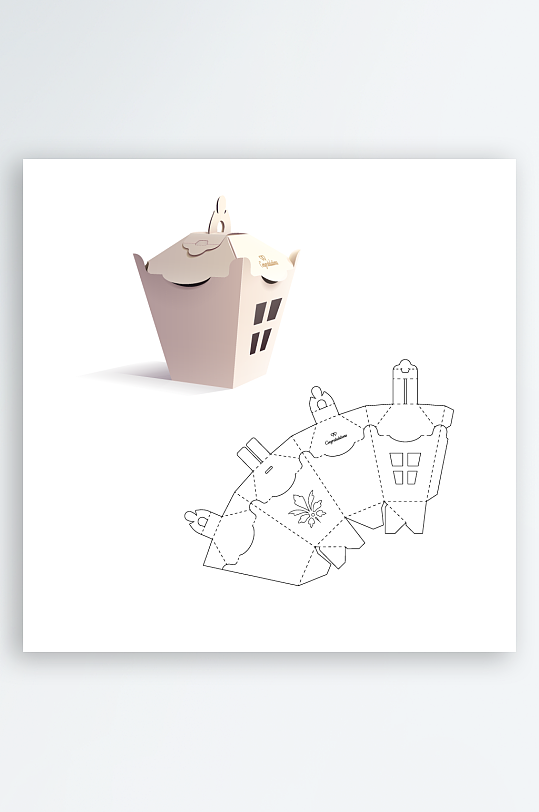 礼品盒展示意图设计-众图网