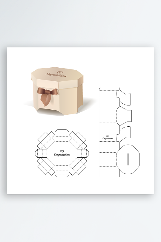 蛋糕甜品设计图刀模-众图网