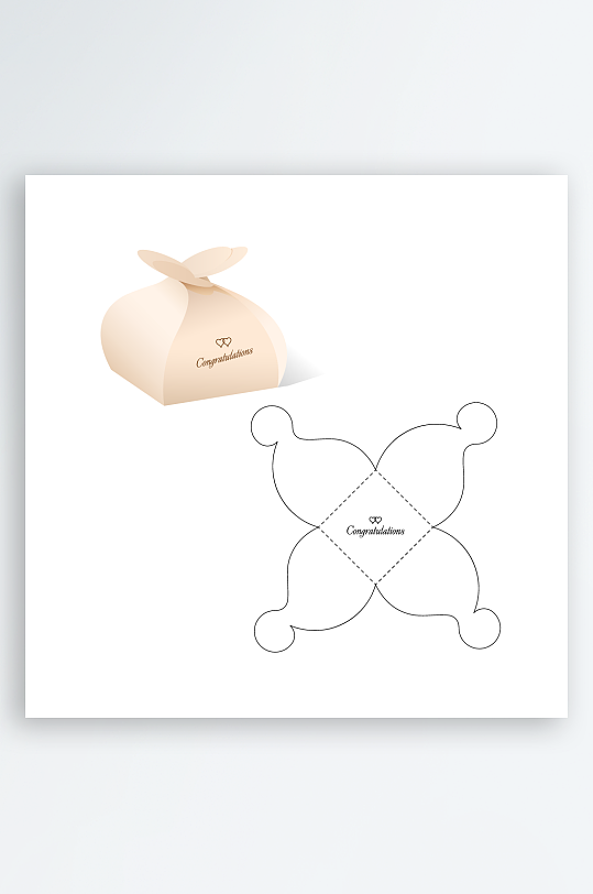 蛋糕甜品设计图刀模-众图网