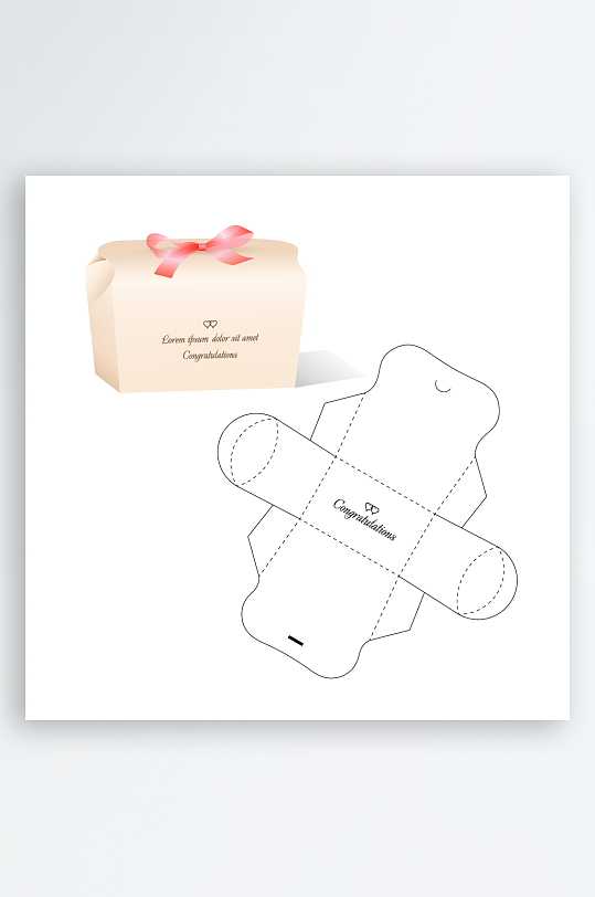 蛋糕甜品设计图刀模-众图网