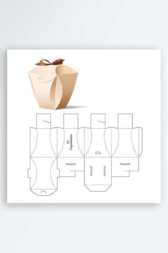 蛋糕甜品设计图刀模-众图网