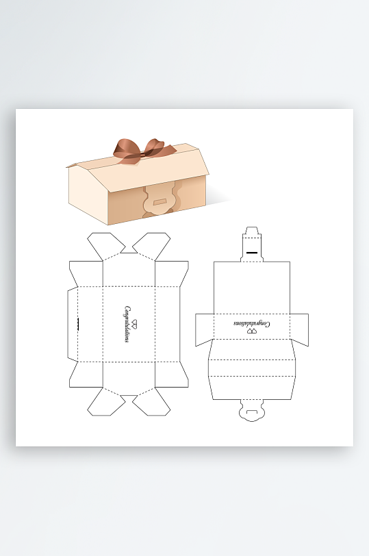 蛋糕甜品设计图刀模-众图网