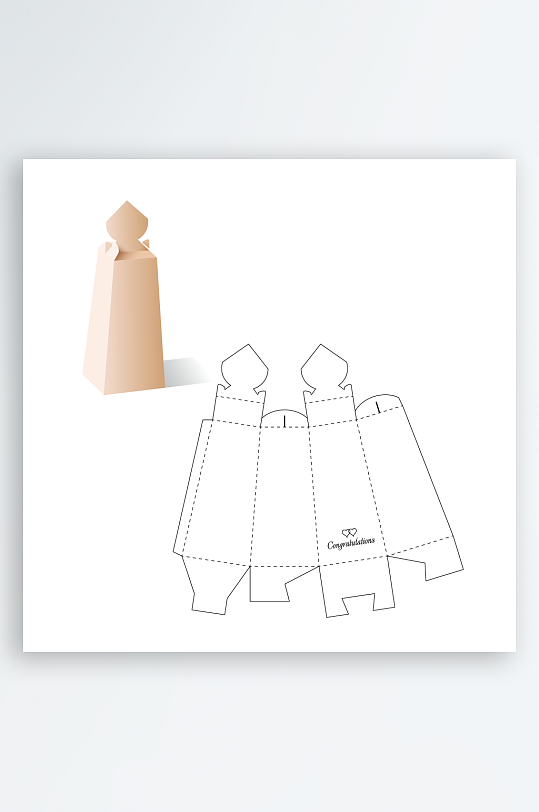 蛋糕甜品设计图刀模-众图网