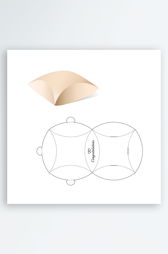 蛋糕甜品设计图刀模-众图网