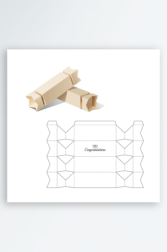 蛋糕甜品设计图刀模-众图网