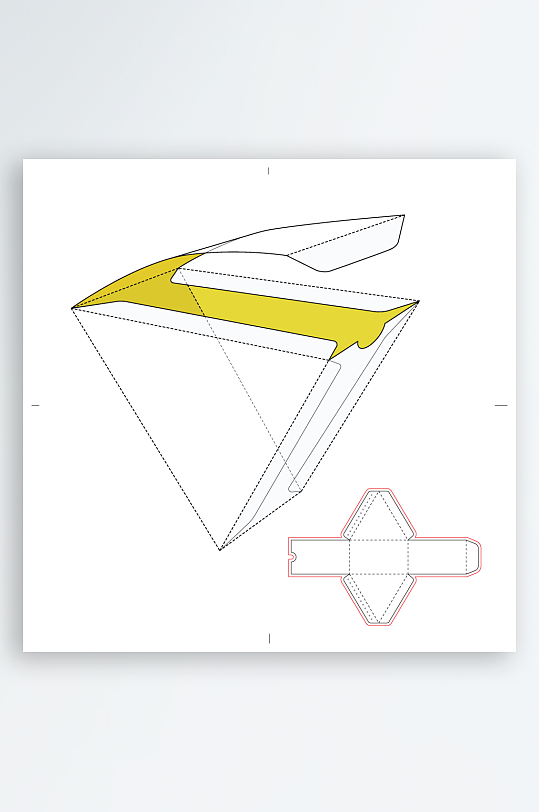 糖果礼品盒设计图-众图网
