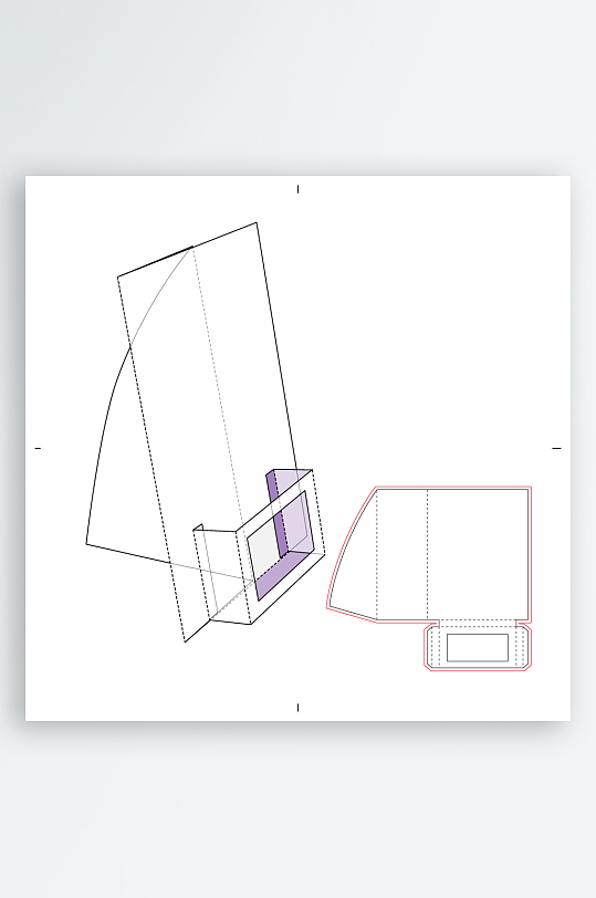 糖果礼品盒设计图-众图网