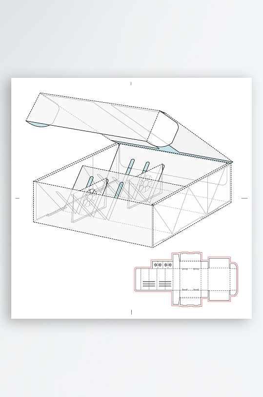 包装盒与结构设计-众图网