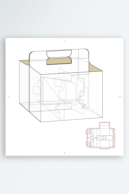 包装盒与结构设计-众图网