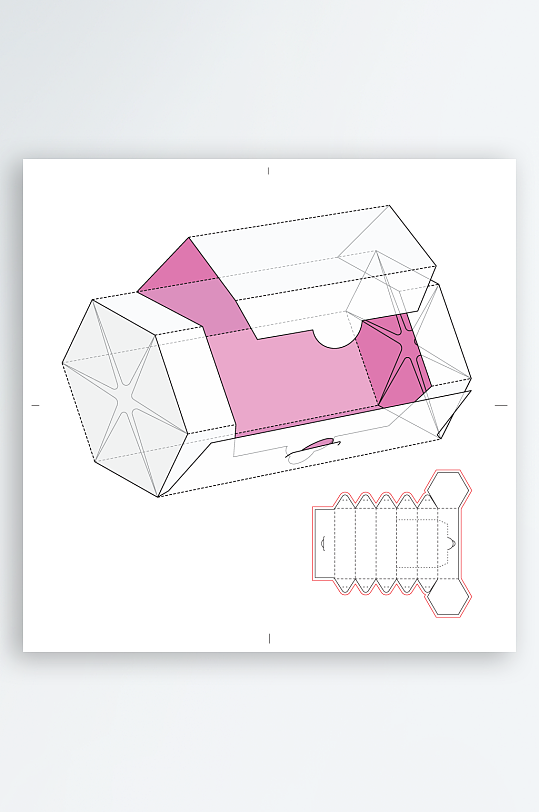 包装盒与结构设计图-众图网
