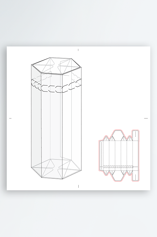 包装盒与结构设计图-众图网