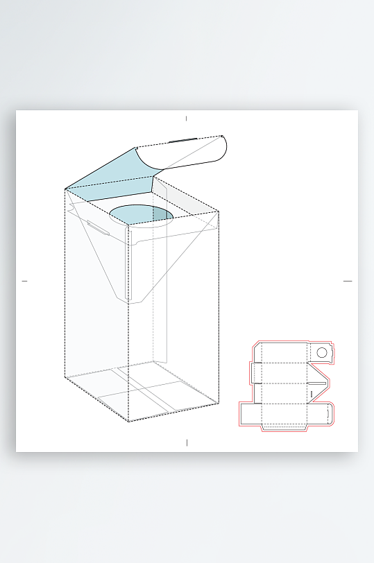 包装盒与结构设计图-众图网