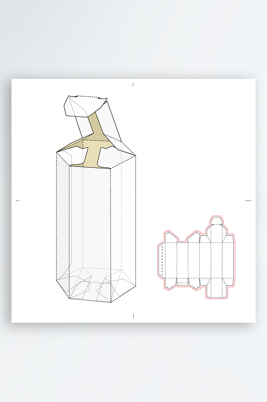 包装盒与结构设计图-众图网