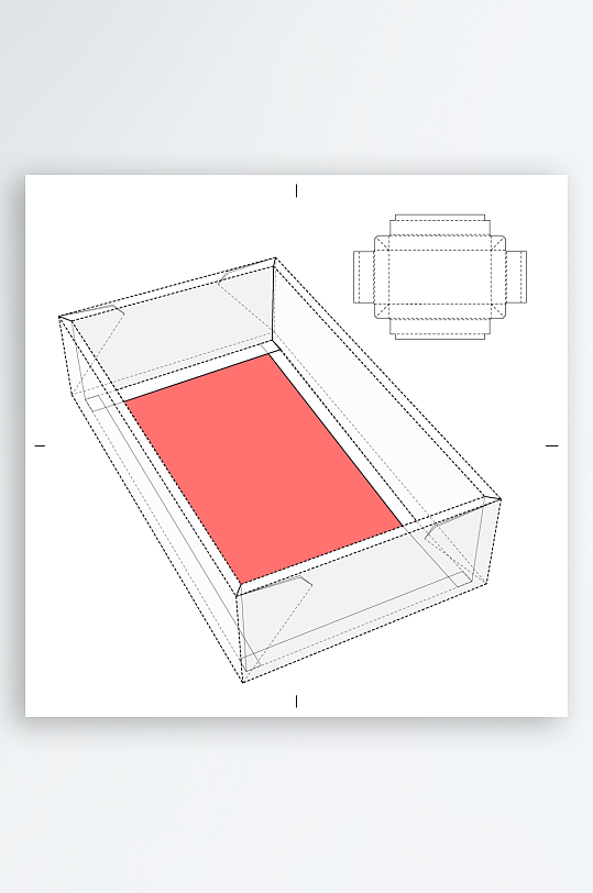 包装盒与结构设计图-众图网