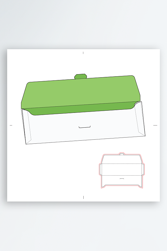 包装盒与结构设计图-众图网