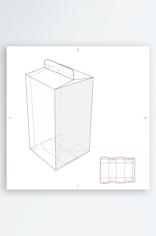 包装盒与结构设计图-众图网