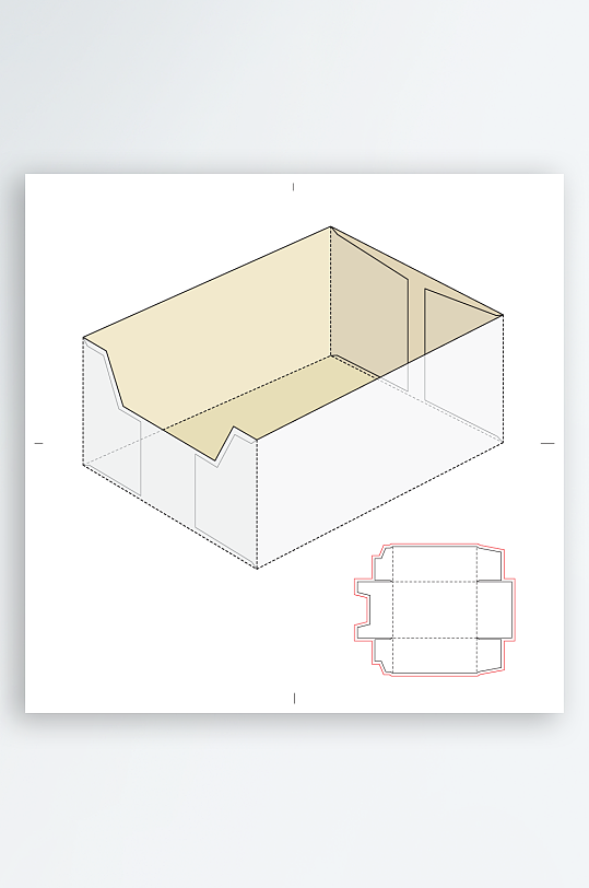 包装盒与结构设计图-众图网