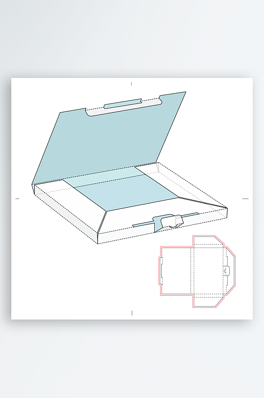 包装盒与结构设计图-众图网