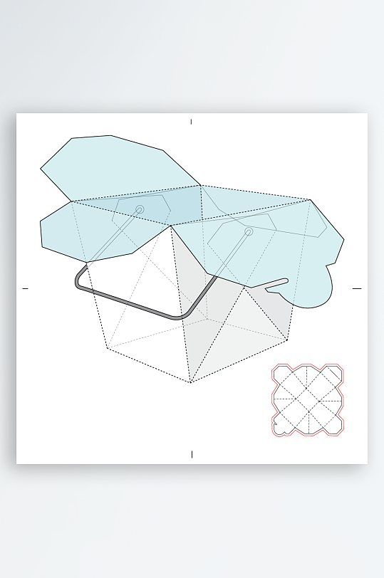包装盒与结构设计图-众图网