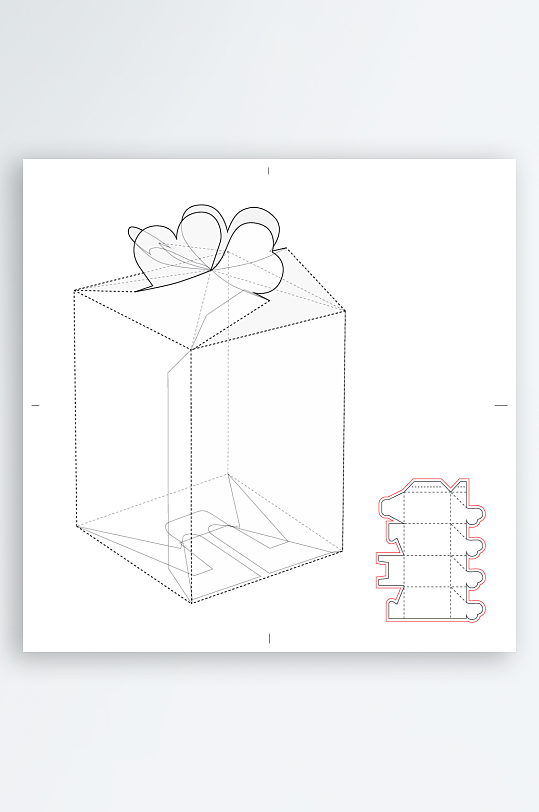 包装盒礼品盒设计图-众图网