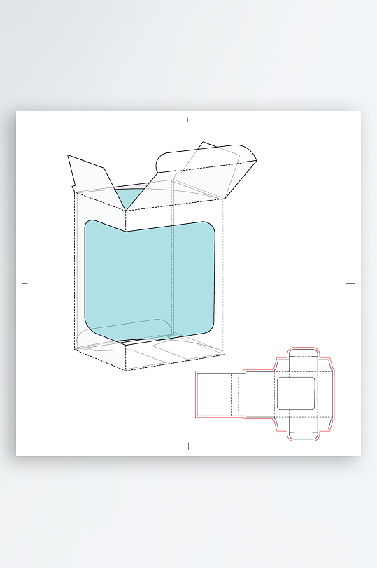 包装盒礼品盒设计图-众图网