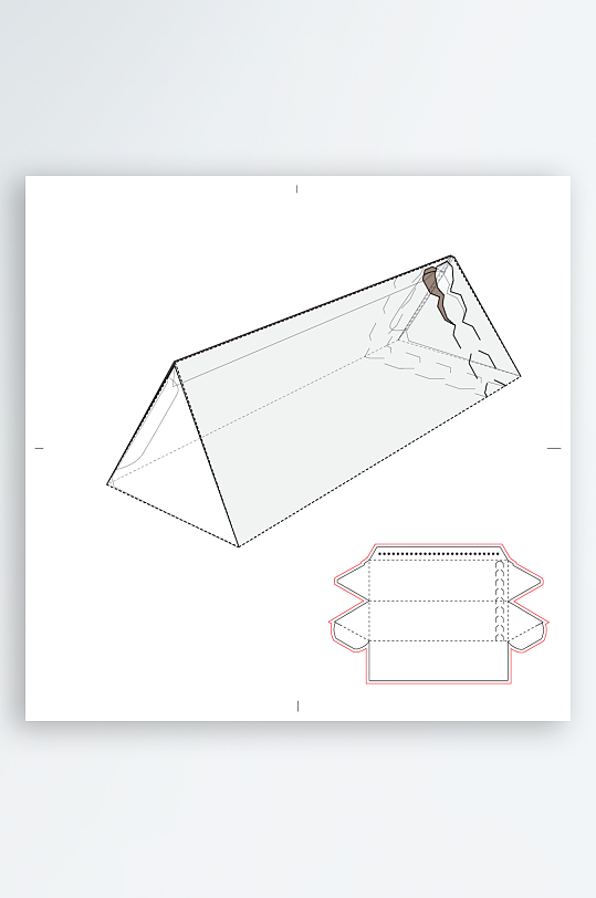 包装盒礼品盒刀模设计-众图网