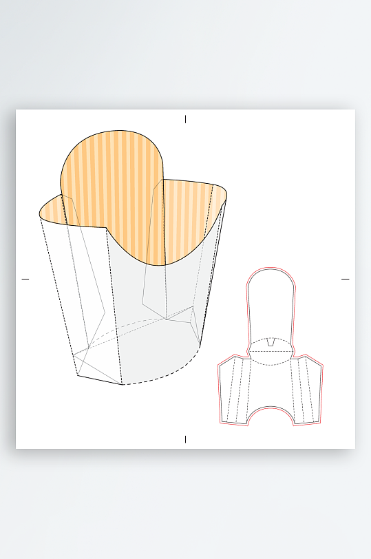 包装盒礼品盒刀模设计-众图网