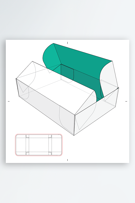 包装盒与结构刀模设计-众图网