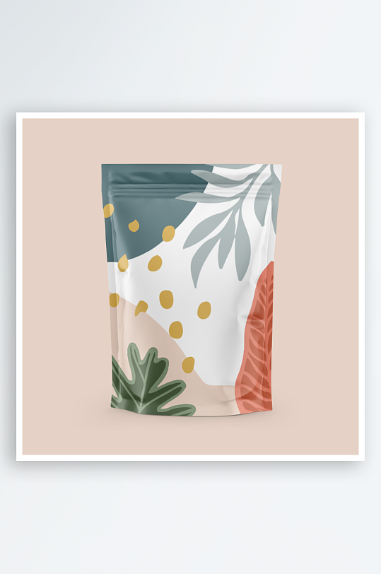 自立食品袋包装袋子自封袋多角度样机-众图网