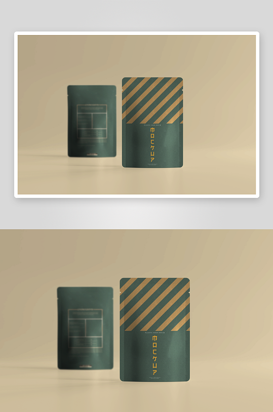 自立食品袋包装袋子自封袋多角度样机素材-众图网