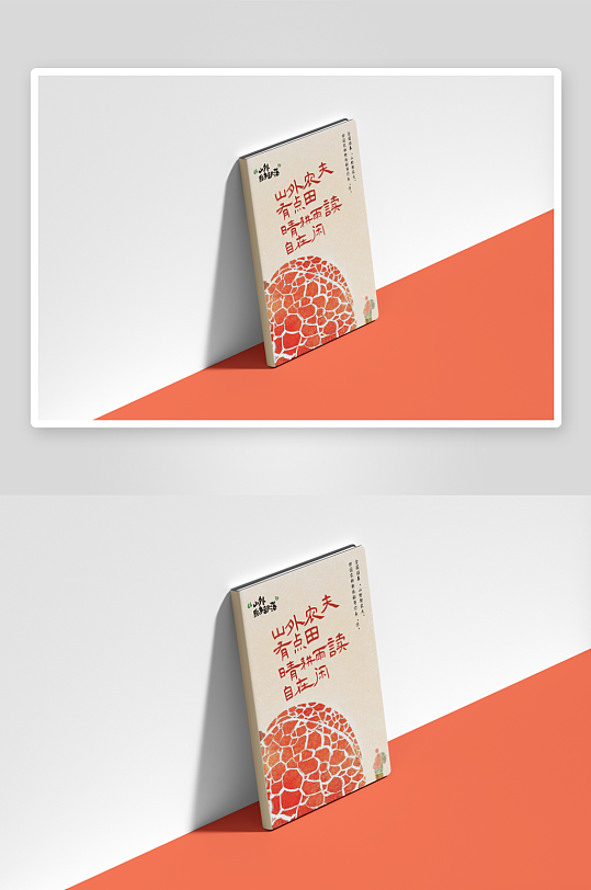 精装硬壳书籍杂志画册封面内页VI样机-众图网