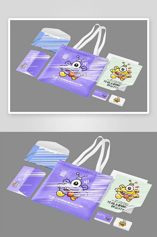 IP形象文创品牌VI毕设作品延展物料贴图-众图网