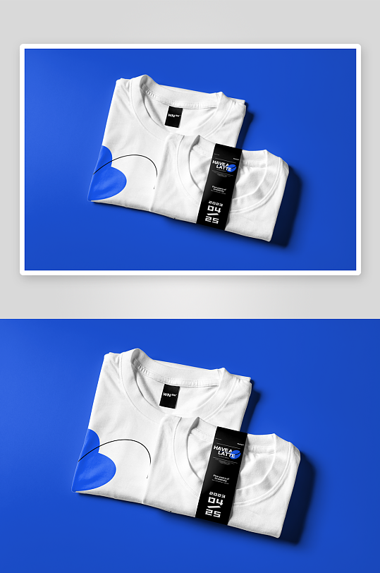 T恤短袖文化衫服装样机vi贴图场景应用-众图网