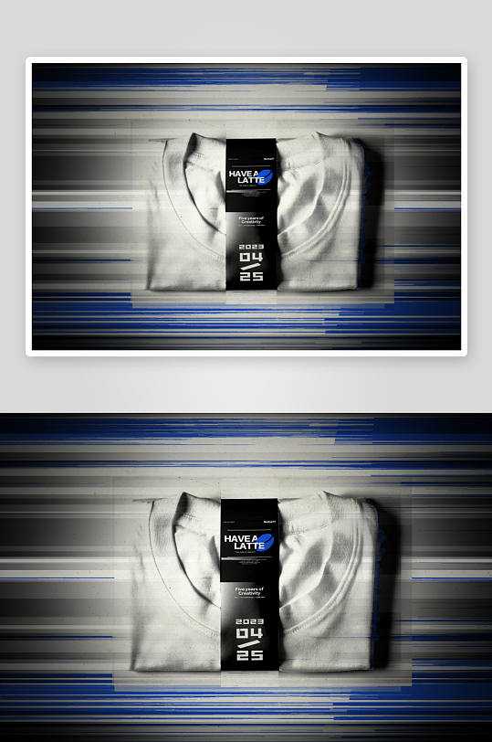 T恤短袖文化衫服装样机vi贴图场景应用-众图网