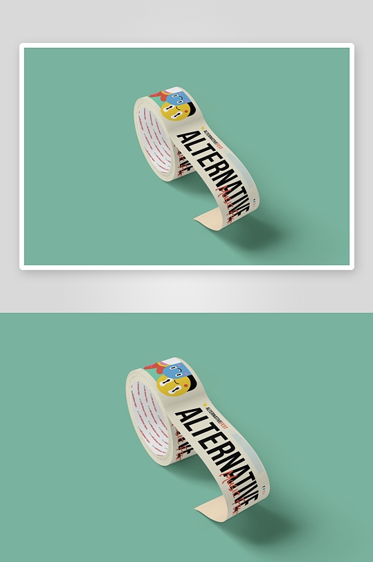 psd胶带样机胶带纸不干胶贴纸文具文创-众图网