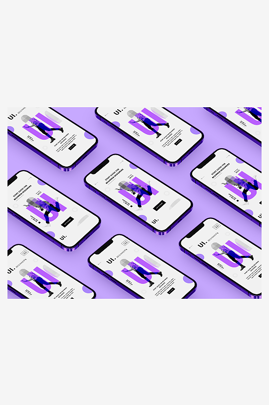 psd屏幕样机iphone13手机屏幕-众图网