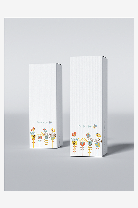 产品包装盒美妆化妆品纸盒药盒矩形盒-众图网