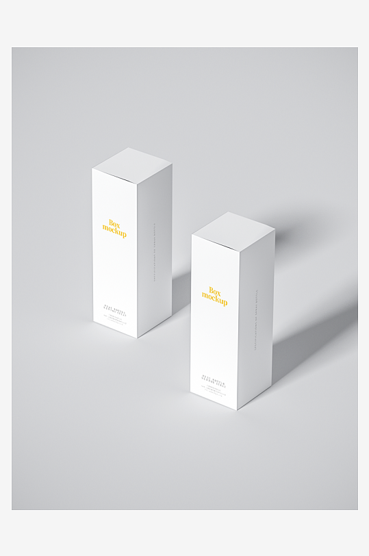 产品包装盒美妆化妆品纸盒药盒矩形盒素材-众图网