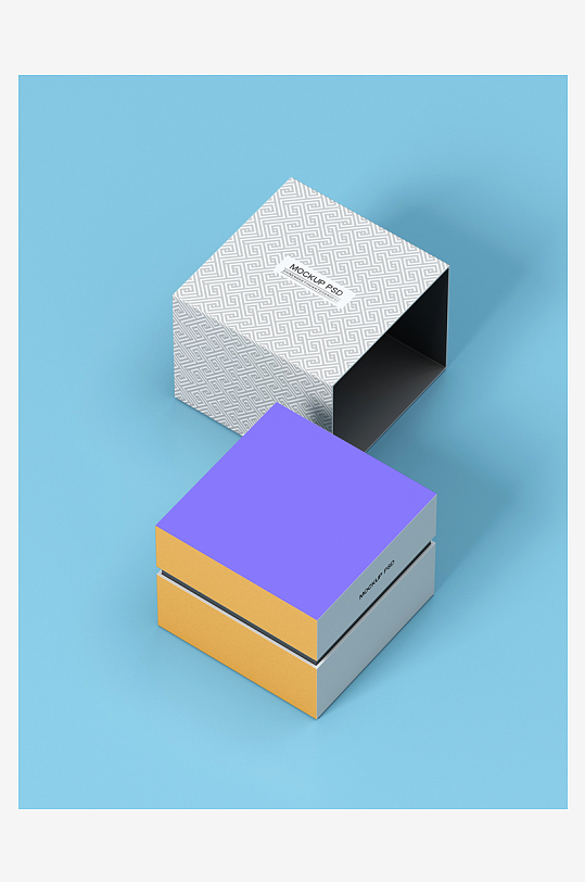 产品包装盒美妆化妆品纸盒药盒矩形盒-众图网