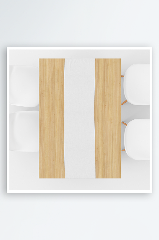 长方形布艺桌布台布餐桌桌垫印花样机-众图网