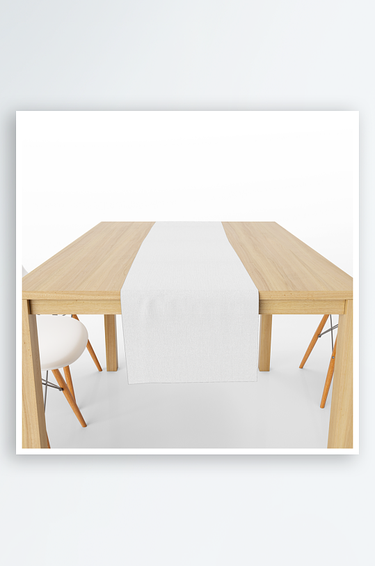 长方形布艺桌布台布餐桌桌垫印花样机-众图网