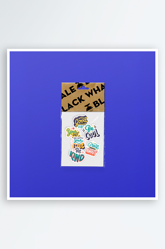 潮流异形透明酸性贴纸图案包装设计塑料-众图网